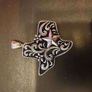Texas pendent and earrings set